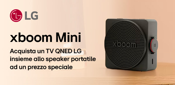 Promo: LG TV QNED: in omaggio Speaker BT